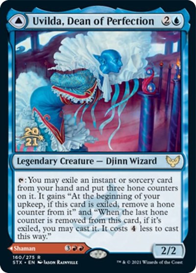 Uvilda, Dean of Perfection // Nassari, Dean of Expression [Strixhaven: School of Mages Prerelease Promos] | Gear Gaming Fayetteville