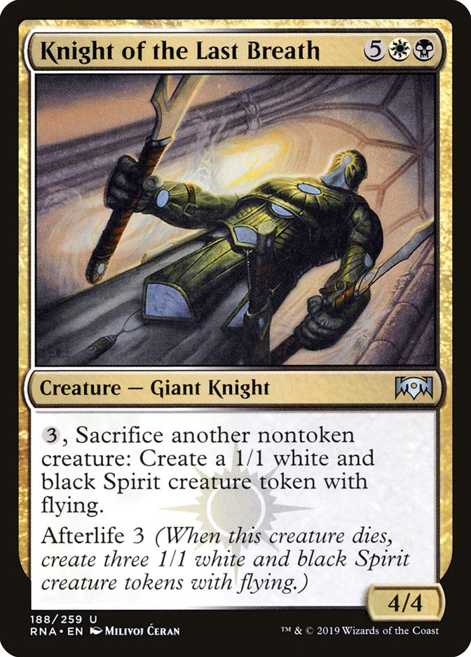 Knight of the Last Breath [Ravnica Allegiance] | Gear Gaming Fayetteville