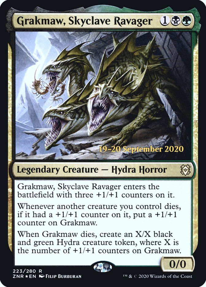 Grakmaw, Skyclave Ravager [Zendikar Rising Prerelease Promos] | Gear Gaming Fayetteville