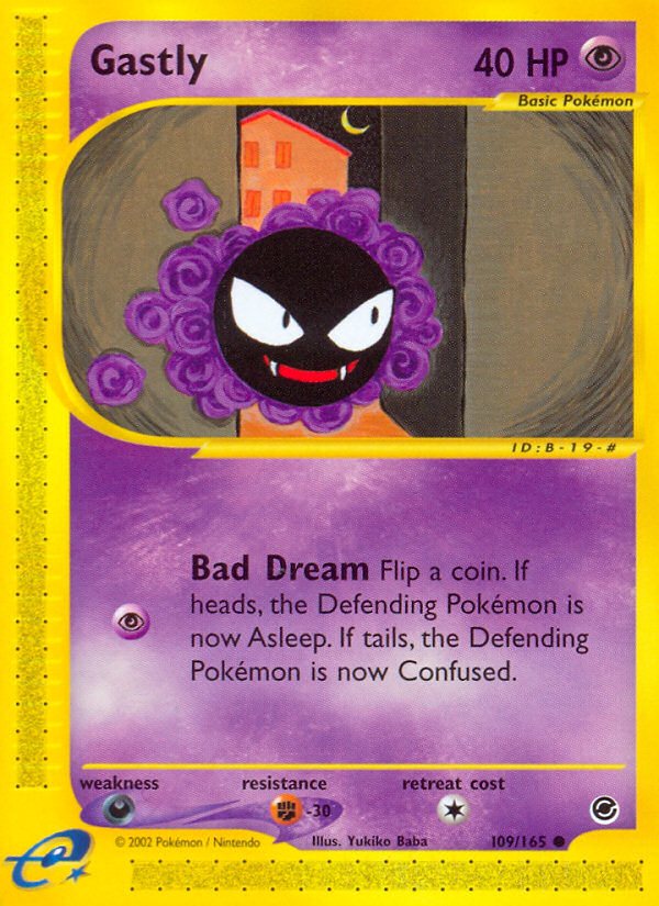 Gastly (109/165) [Expedition: Base Set] | Gear Gaming Fayetteville