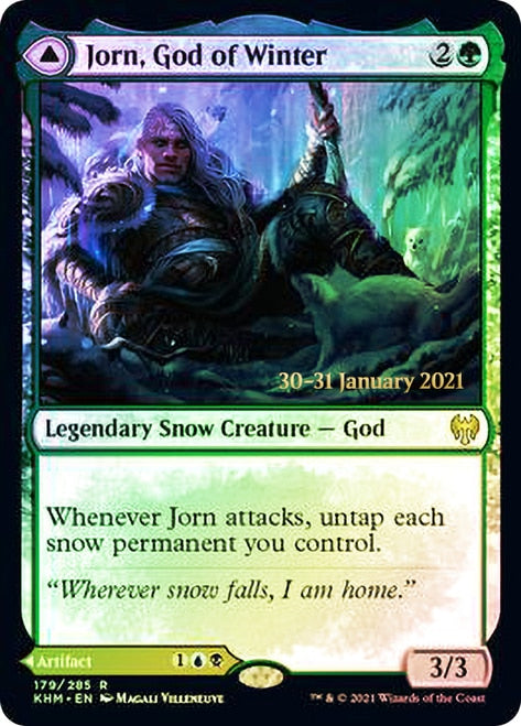 Jorn, God of Winter // Kaldring, the Rimestaff [Kaldheim Prerelease Promos] | Gear Gaming Fayetteville