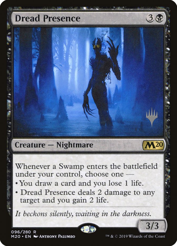 Dread Presence (Promo Pack) [Core Set 2020 Promos] | Gear Gaming Fayetteville