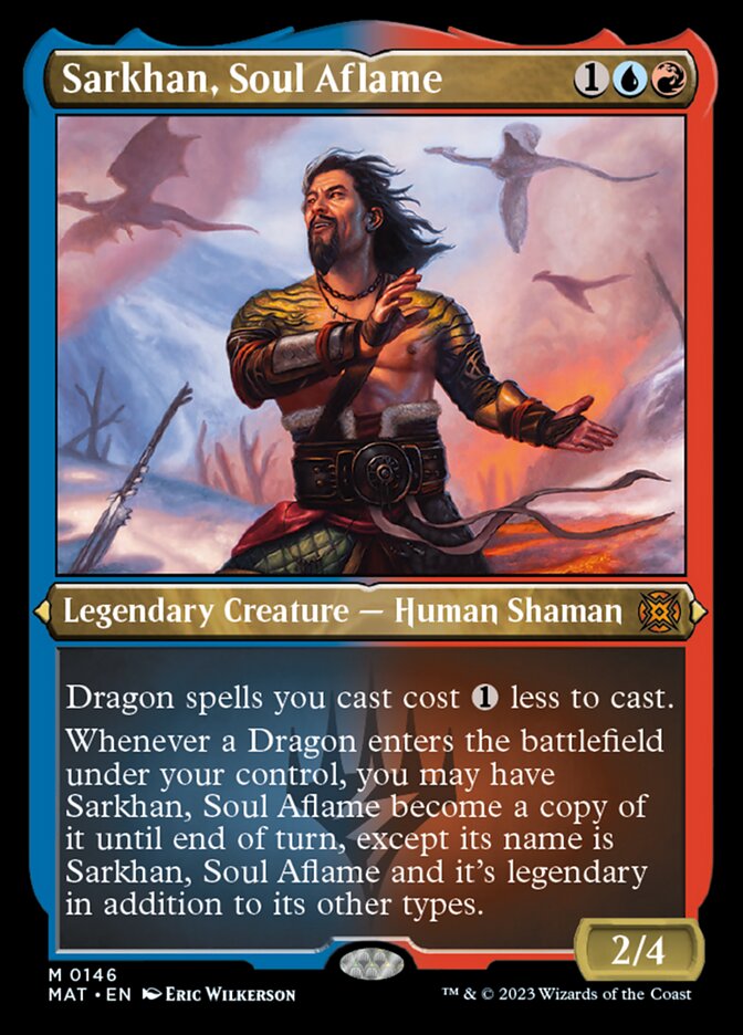 Sarkhan, Soul Aflame (Foil Etched) [March of the Machine: The Aftermath] | Gear Gaming Fayetteville