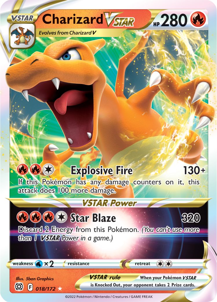 Charizard VSTAR (018/172) [Sword & Shield: Brilliant Stars] | Gear Gaming Fayetteville