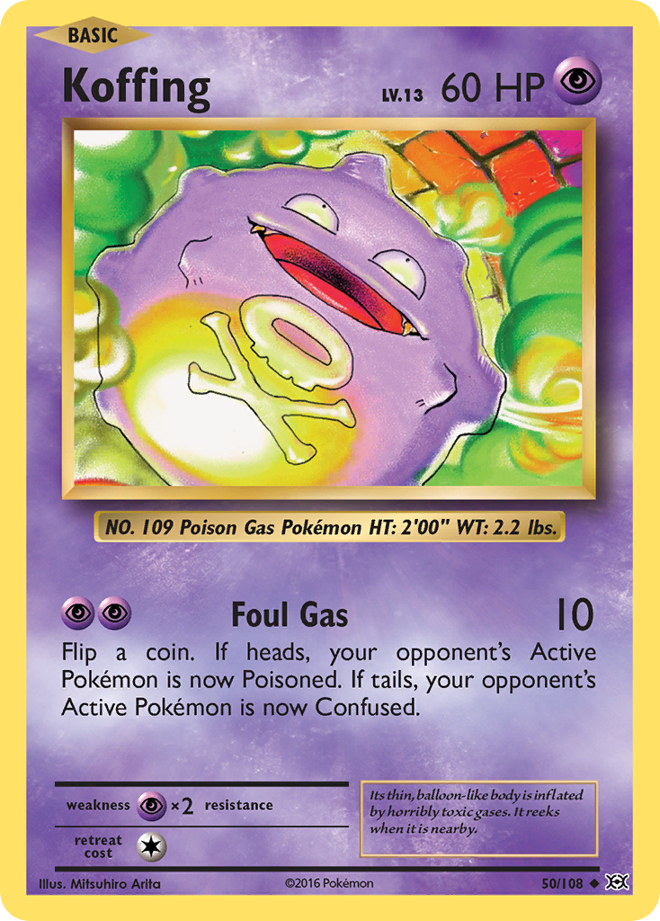 Koffing (50/108) [XY: Evolutions] | Gear Gaming Fayetteville