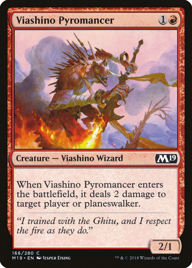 Viashino Pyromancer [Core Set 2019] | Gear Gaming Fayetteville