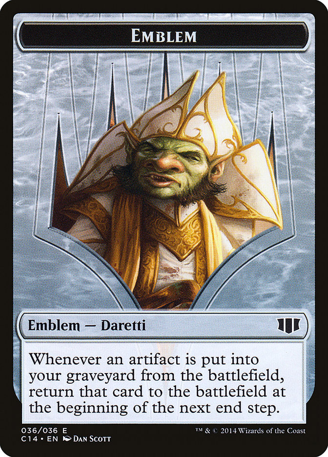 Daretti, Scrap Savant Emblem // Tuktuk the Returned Double-Sided Token [Commander 2014 Tokens] | Gear Gaming Fayetteville