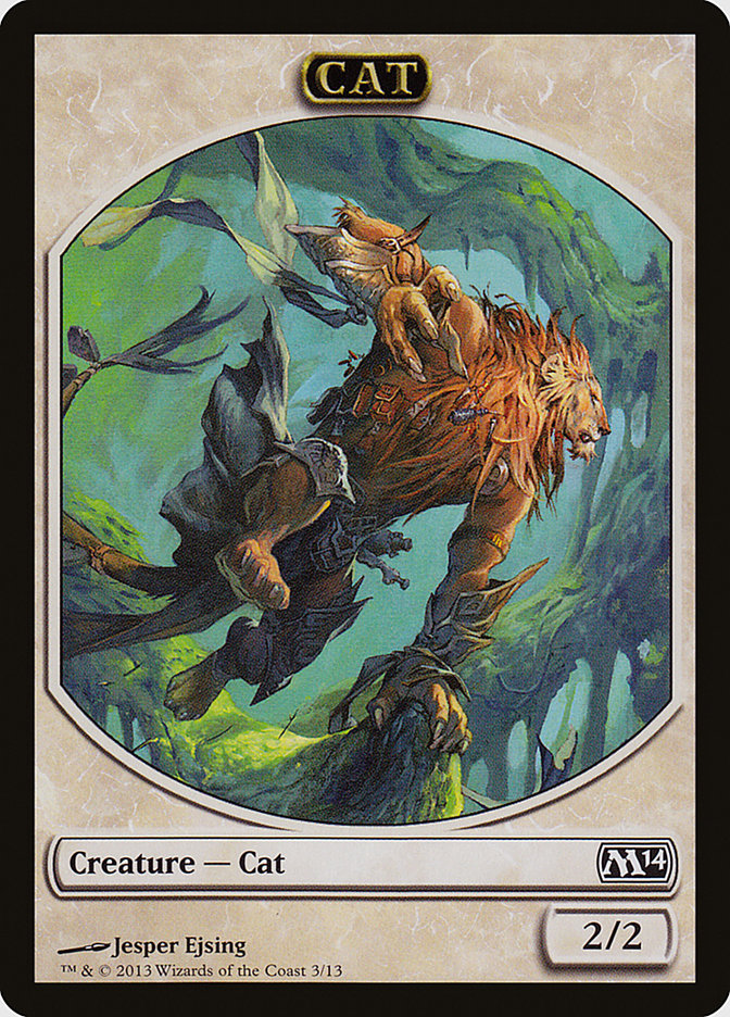 Cat Token [Magic 2014 Tokens] | Gear Gaming Fayetteville