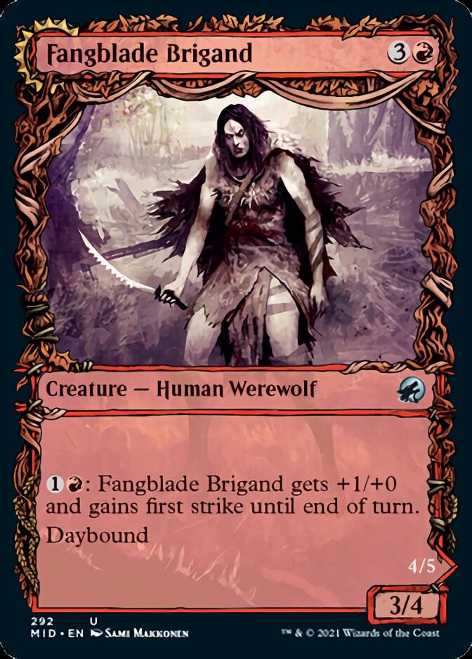 Fangblade Brigand // Fangblade Eviscerator (Showcase Equinox) [Innistrad: Midnight Hunt] | Gear Gaming Fayetteville