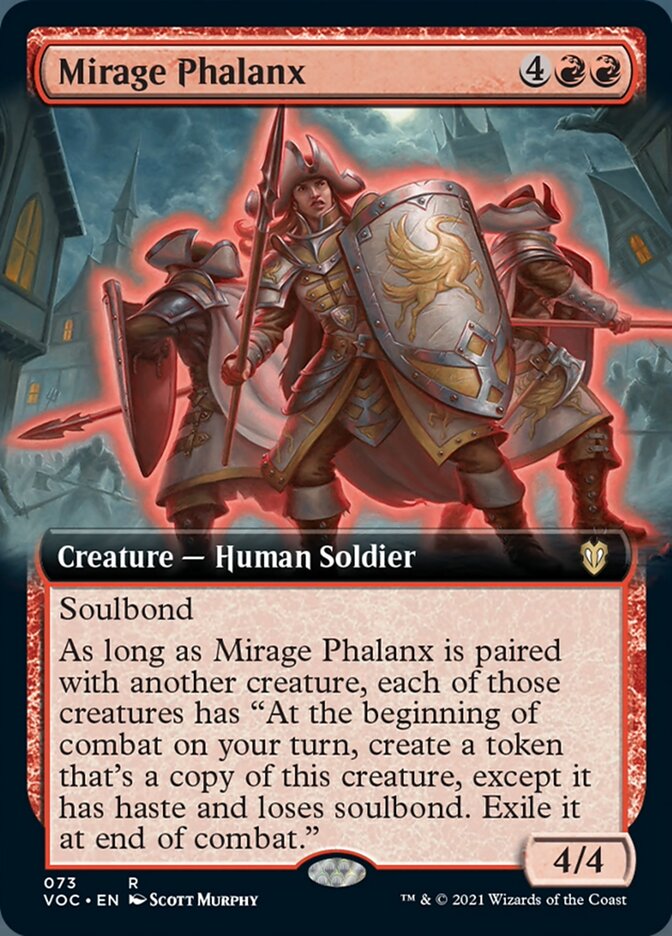 Mirage Phalanx (Extended Art) [Innistrad: Crimson Vow Commander] | Gear Gaming Fayetteville