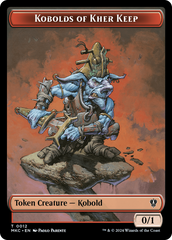 Gold // Kobolds of Kher Keep Double-Sided Token [Murders at Karlov Manor Commander Tokens] | Gear Gaming Fayetteville