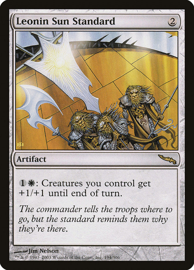 Leonin Sun Standard [Mirrodin] | Gear Gaming Fayetteville