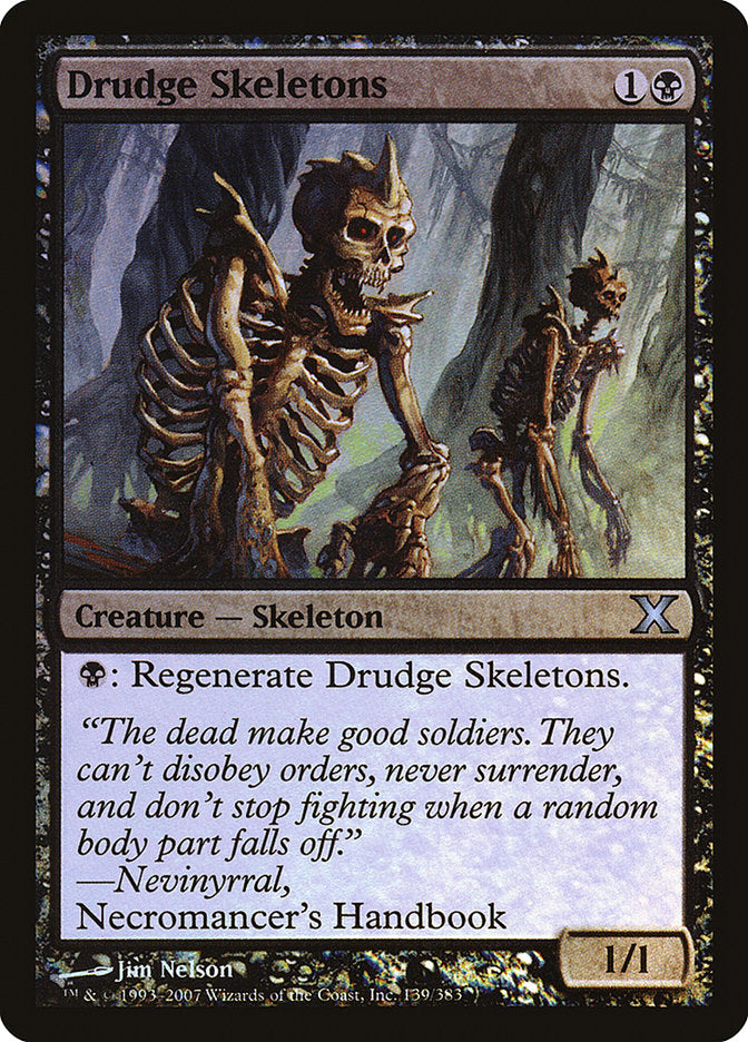 Drudge Skeletons (Premium Foil) [Tenth Edition] | Gear Gaming Fayetteville