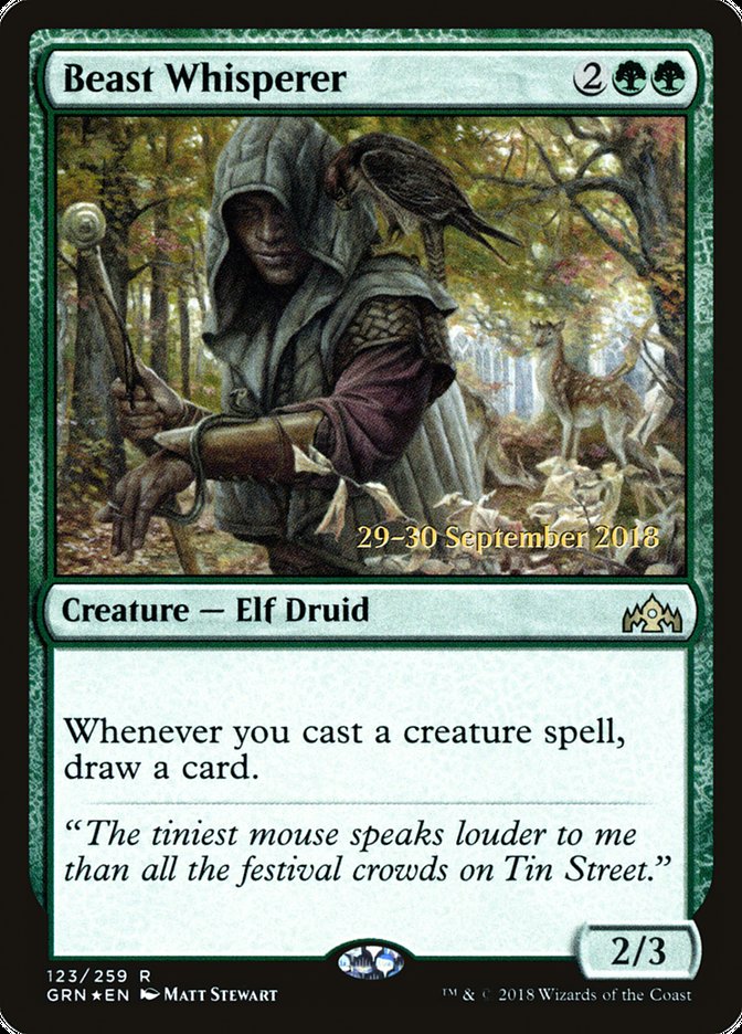 Beast Whisperer [Guilds of Ravnica Prerelease Promos] | Gear Gaming Fayetteville