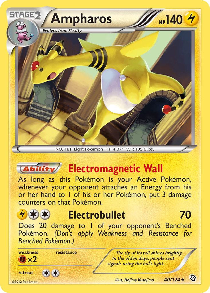 Ampharos (40/124) [Black & White: Dragons Exalted] | Gear Gaming Fayetteville