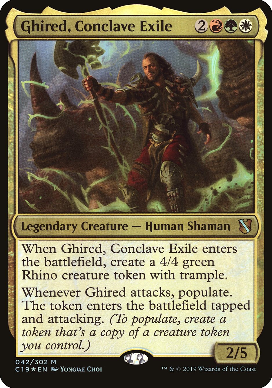 Ghired, Conclave Exile (Oversized) [Commander 2019 Oversized] | Gear Gaming Fayetteville