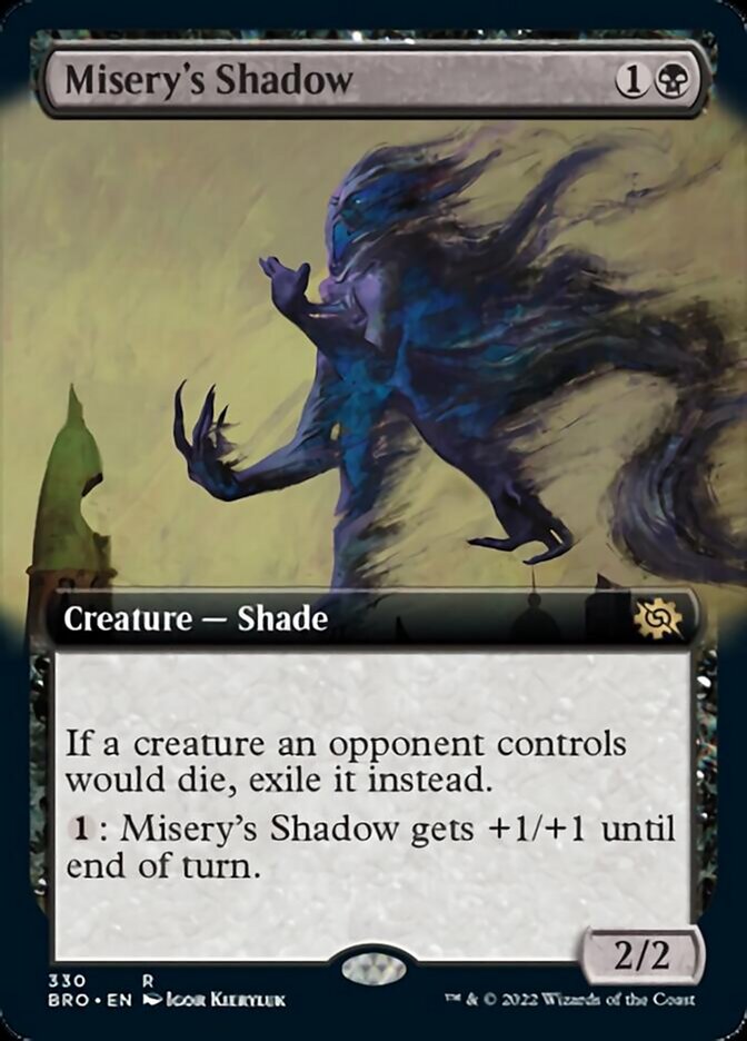 Misery's Shadow (Extended Art) [The Brothers' War] | Gear Gaming Fayetteville