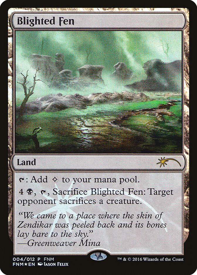 Blighted Fen [Friday Night Magic 2016] | Gear Gaming Fayetteville