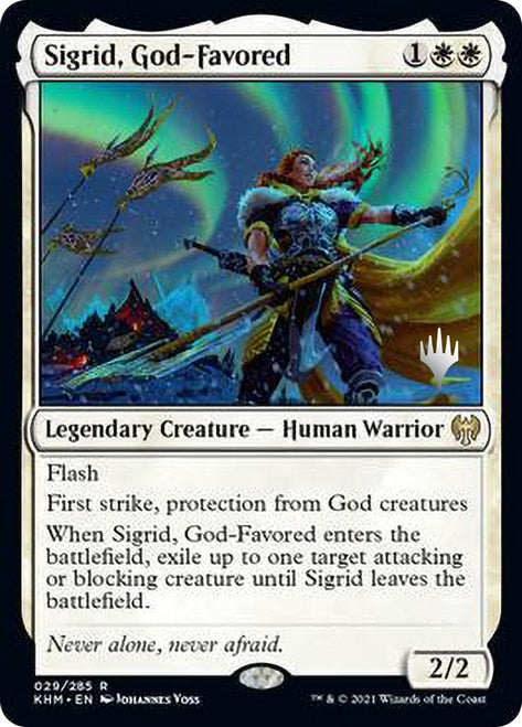 Sigrid, God-Favored (Promo Pack) [Kaldheim Promos] | Gear Gaming Fayetteville