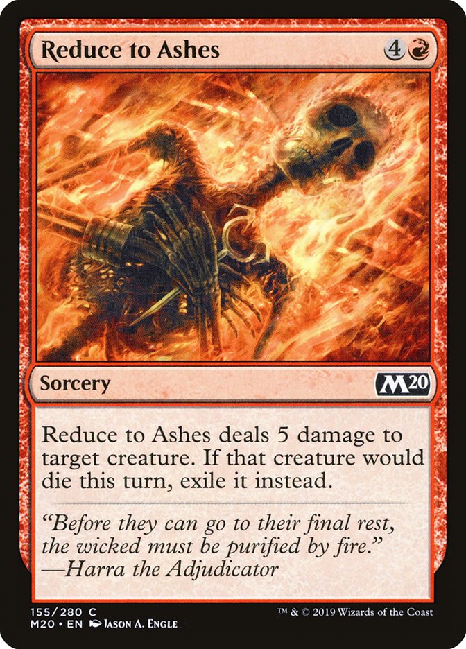 Reduce to Ashes [Core Set 2020] | Gear Gaming Fayetteville