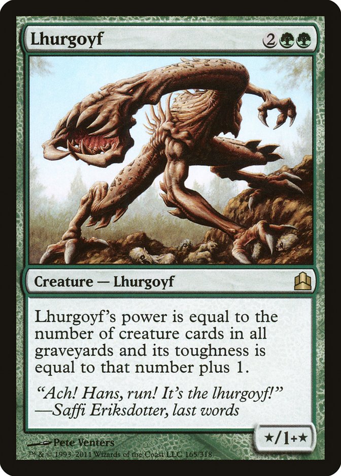 Lhurgoyf [Commander 2011] | Gear Gaming Fayetteville