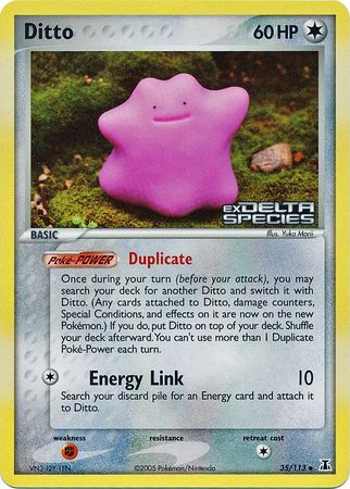 Ditto (35/113) (Stamped) [EX: Delta Species] | Gear Gaming Fayetteville