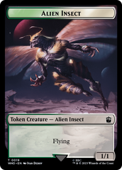 Alien Angel // Alien Insect Double-Sided Token [Doctor Who Tokens] | Gear Gaming Fayetteville