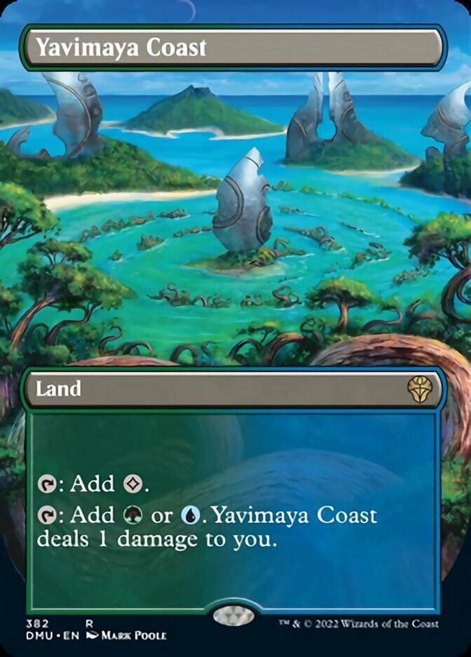 Yavimaya Coast (Borderless Alternate Art) [Dominaria United] | Gear Gaming Fayetteville