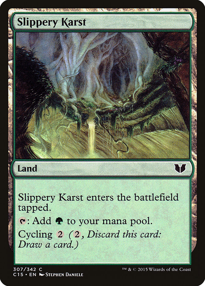 Slippery Karst [Commander 2015] | Gear Gaming Fayetteville