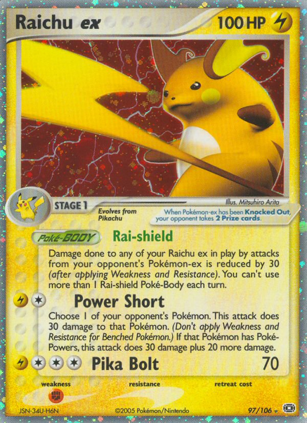 Raichu ex (97/106) [EX: Emerald] | Gear Gaming Fayetteville