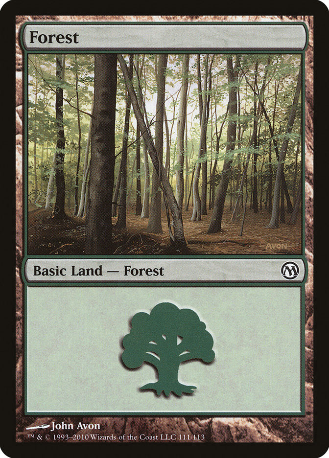 Forest (111) [Duels of the Planeswalkers] | Gear Gaming Fayetteville