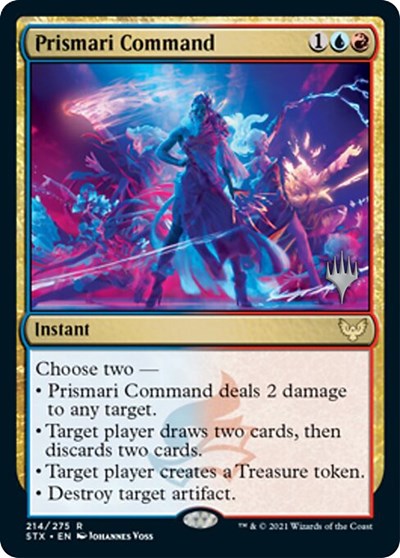 Prismari Command (Promo Pack) [Strixhaven: School of Mages Promos] | Gear Gaming Fayetteville