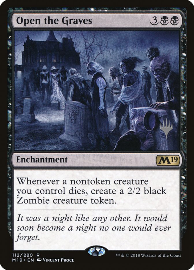 Open the Graves (Promo Pack) [Core Set 2019 Promos] | Gear Gaming Fayetteville