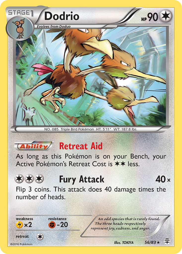 Dodrio (56/83) [XY: Generations] | Gear Gaming Fayetteville