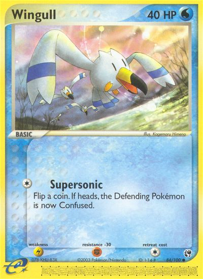 Wingull (84/100) [EX: Sandstorm] | Gear Gaming Fayetteville