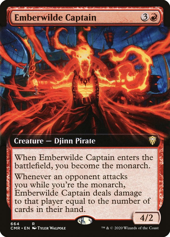 Emberwilde Captain (Extended Art) [Commander Legends] | Gear Gaming Fayetteville