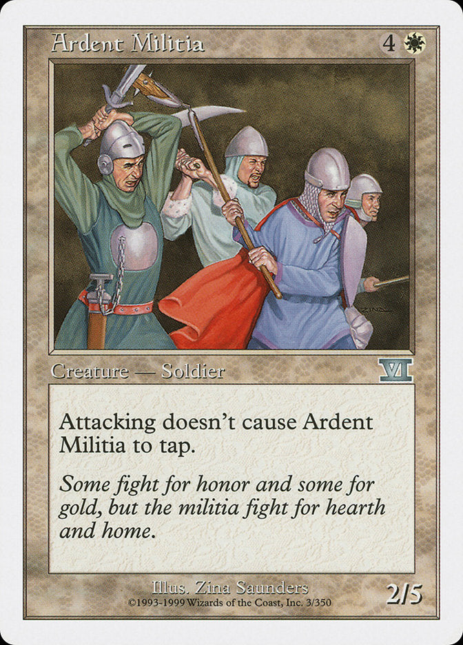 Ardent Militia [Classic Sixth Edition] | Gear Gaming Fayetteville