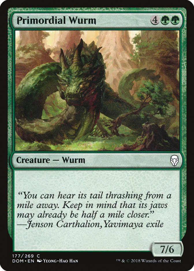 Primordial Wurm [Dominaria] | Gear Gaming Fayetteville