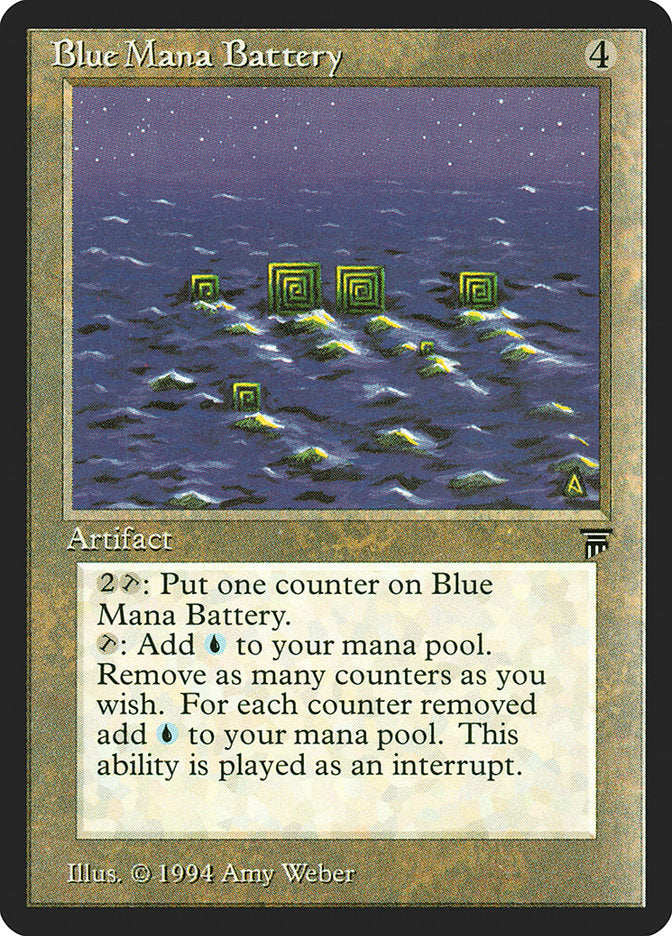 Blue Mana Battery [Legends] | Gear Gaming Fayetteville