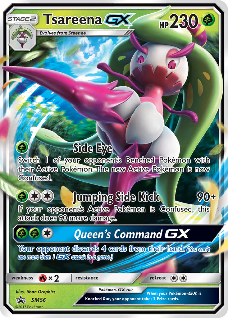 Tsareena GX (SM56) [Sun & Moon: Black Star Promos] | Gear Gaming Fayetteville