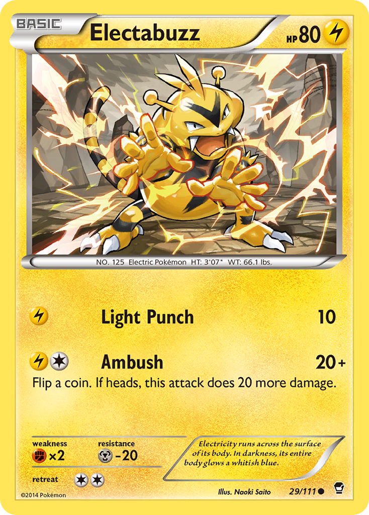 Electabuzz (29/111) [XY: Furious Fists] | Gear Gaming Fayetteville