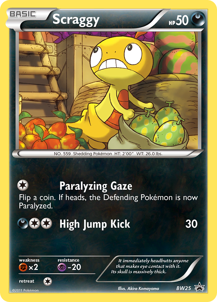 Scraggy (BW25) [Black & White: Black Star Promos] | Gear Gaming Fayetteville