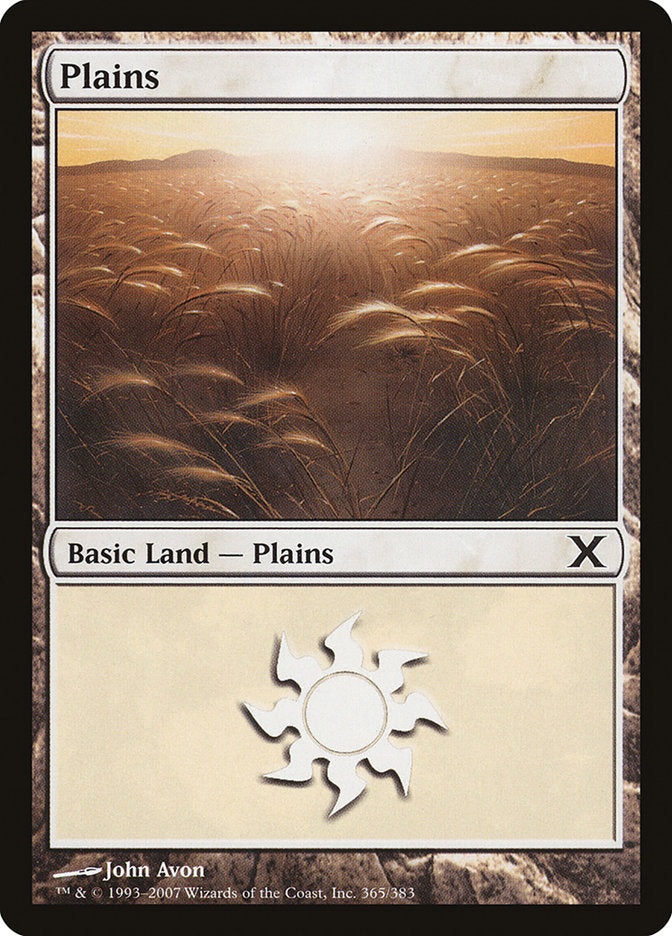 Plains (365) [Tenth Edition] | Gear Gaming Fayetteville