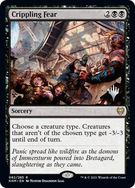 Crippling Fear (Promo Pack) [Kaldheim Promos] | Gear Gaming Fayetteville