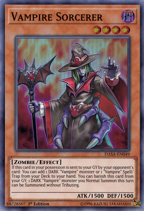 Vampire Sorcerer [DASA-EN049] Super Rare | Gear Gaming Fayetteville