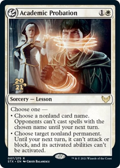 Academic Probation [Strixhaven: School of Mages Prerelease Promos] | Gear Gaming Fayetteville