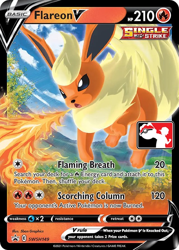 Flareon V (SWSH149) [Prize Pack Series One] | Gear Gaming Fayetteville