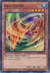 Gale Lizard (Shatterfoil) [Battle Pack 3: Monster League] [BP03-EN007] | Gear Gaming Fayetteville