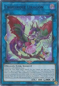 Crossrose Dragon (Purple) [LDS2-EN114] Ultra Rare | Gear Gaming Fayetteville