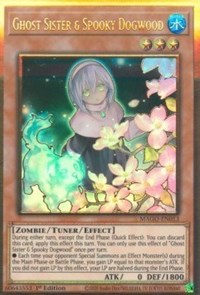 Ghost Sister & Spooky Dogwood (Alternate Art) [MAGO-EN013] Gold Rare | Gear Gaming Fayetteville